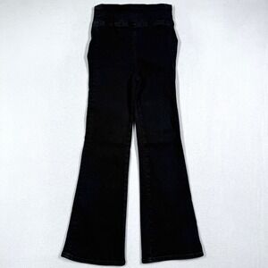 Frame Jeans Womens 0 Jetset Crop Mini Boot Black Denim Stretch Pull On Pants